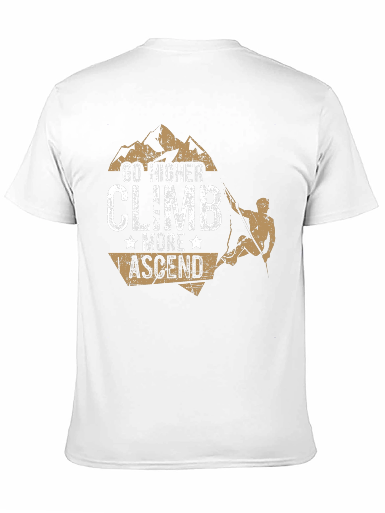 Go Higher Climb T-Shirt - Mountain Adventure Tee