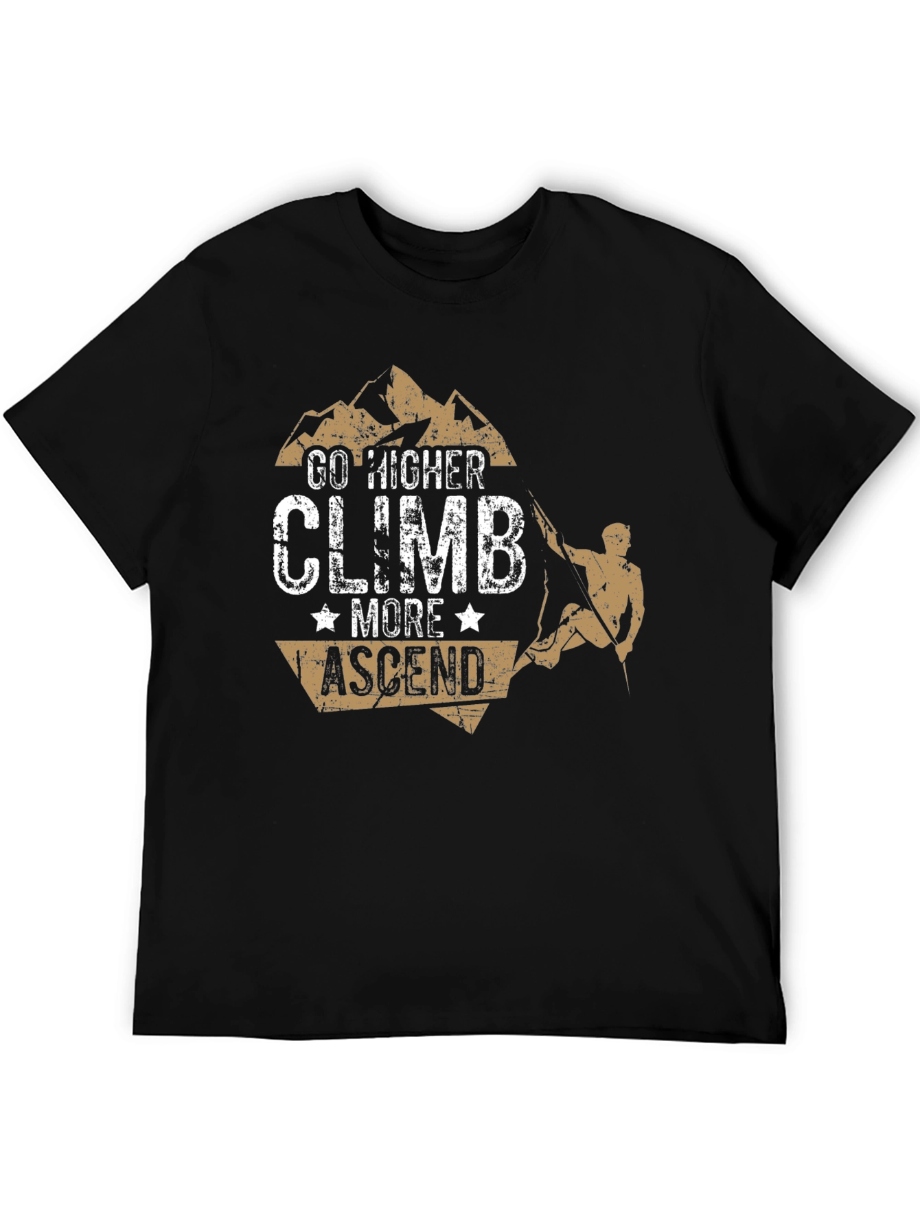 Go Higher Climb T-Shirt - Mountain Adventure Tee