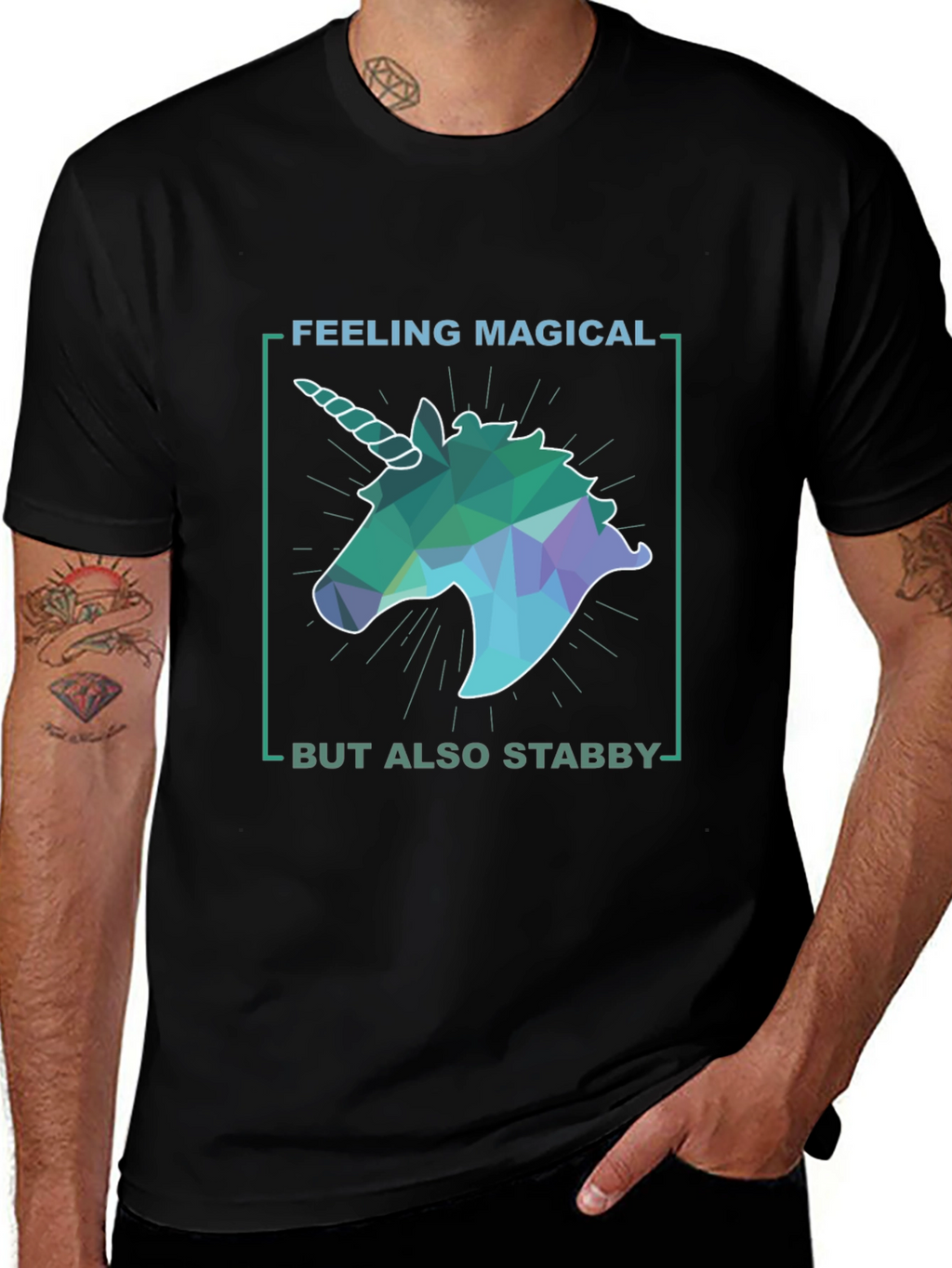 Feeling Magical But Also Stabby Graphic Tee