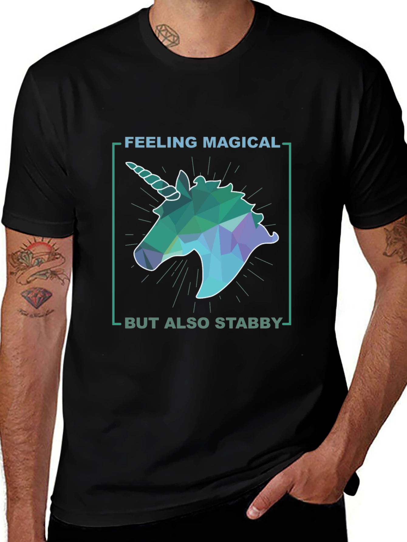 Feeling Magical But Also Stabby Graphic Tee