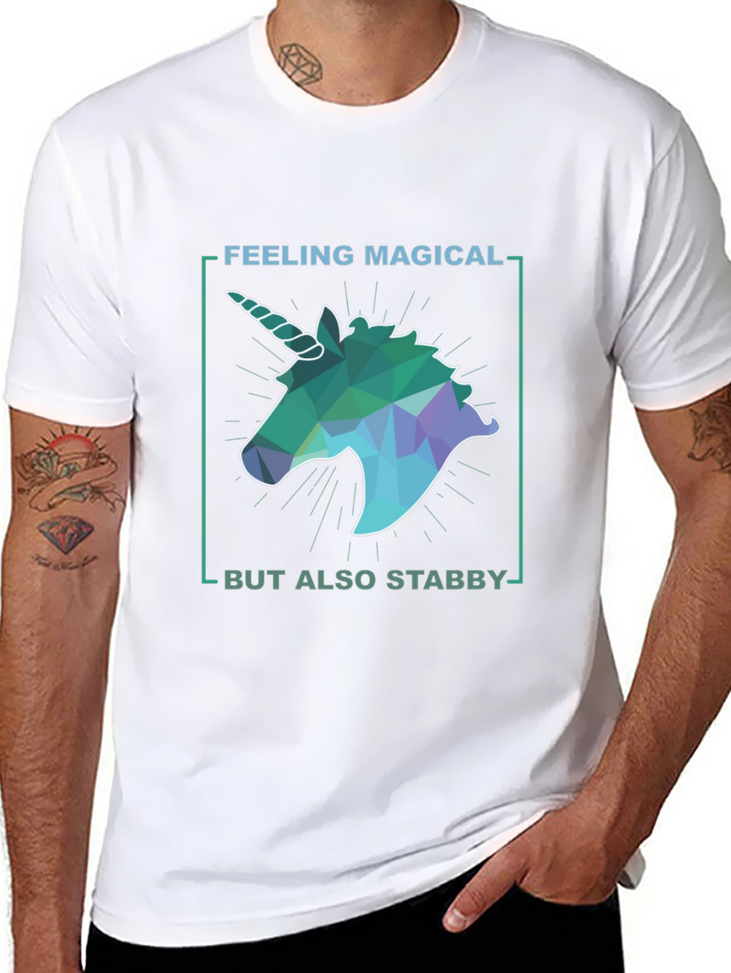 Feeling Magical But Also Stabby Graphic Tee
