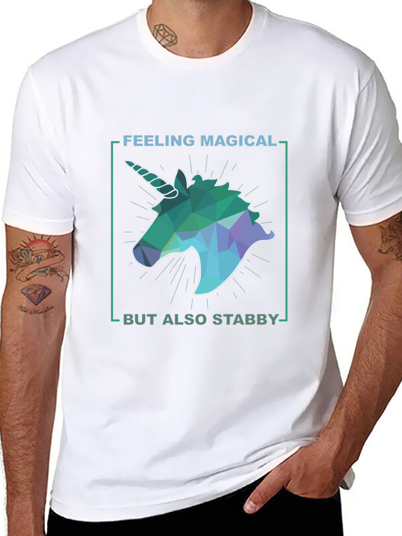 Feeling Magical But Also Stabby Graphic Tee