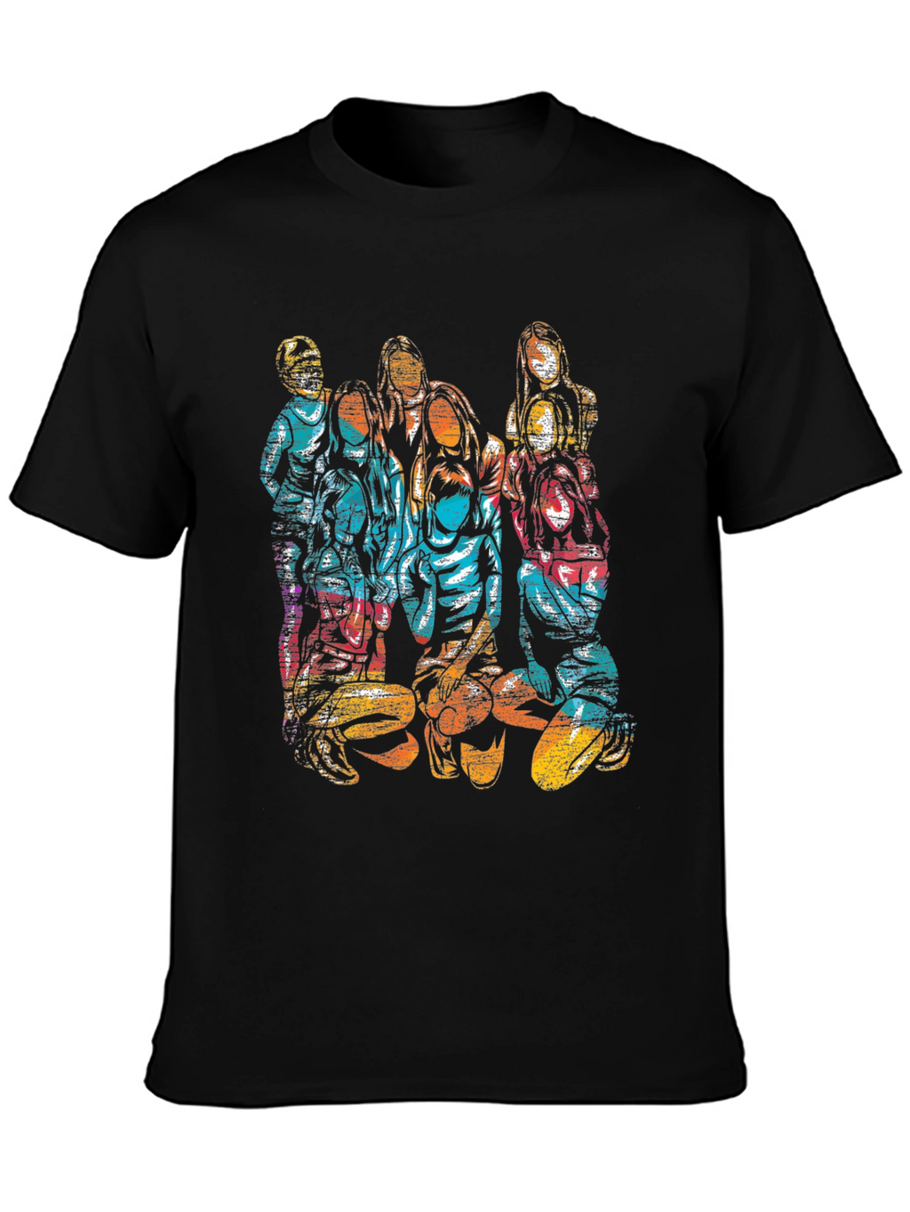 Retro Style Graphic Print Tee - Unisex