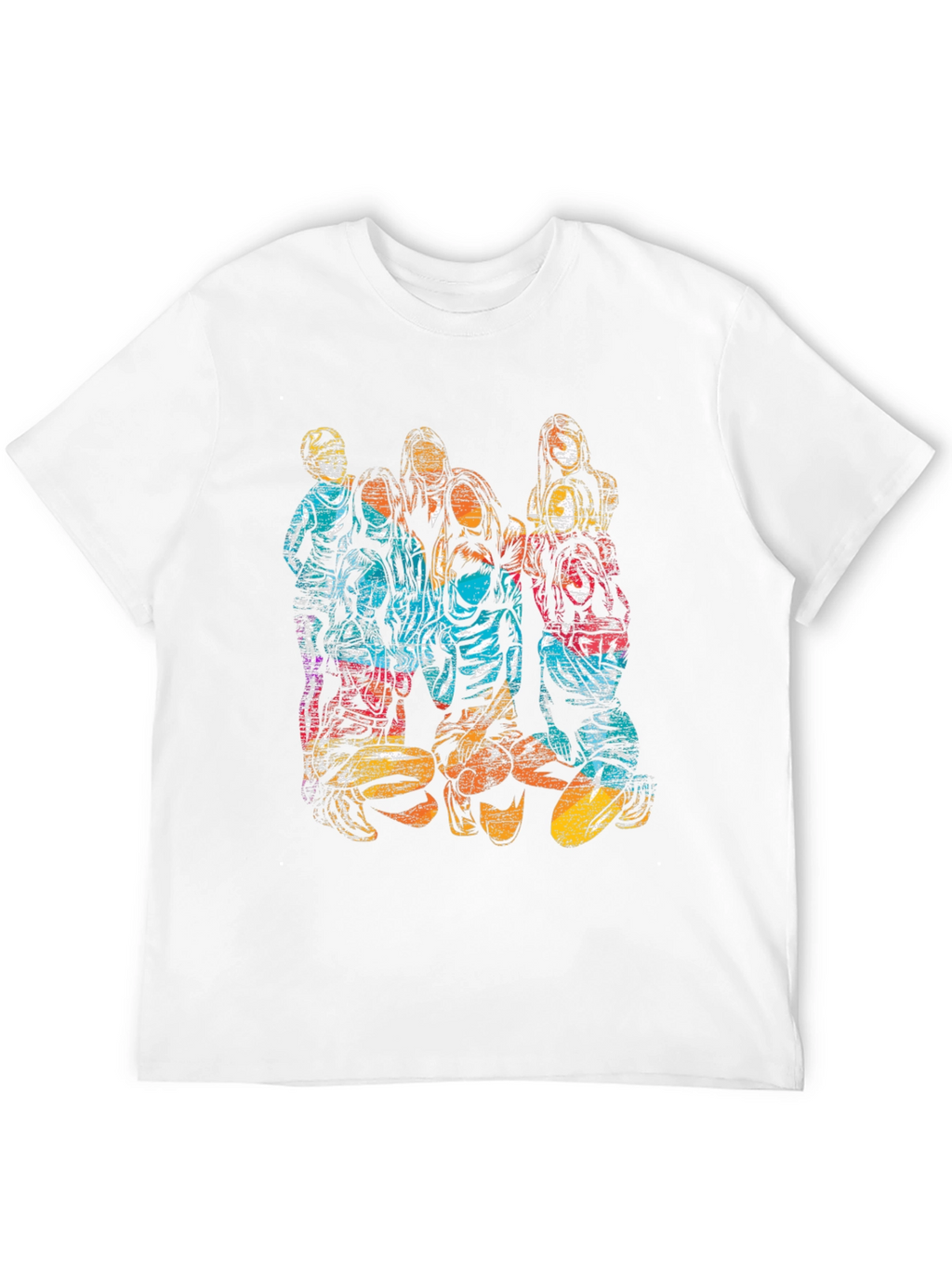 Retro Style Graphic Print Tee - Unisex