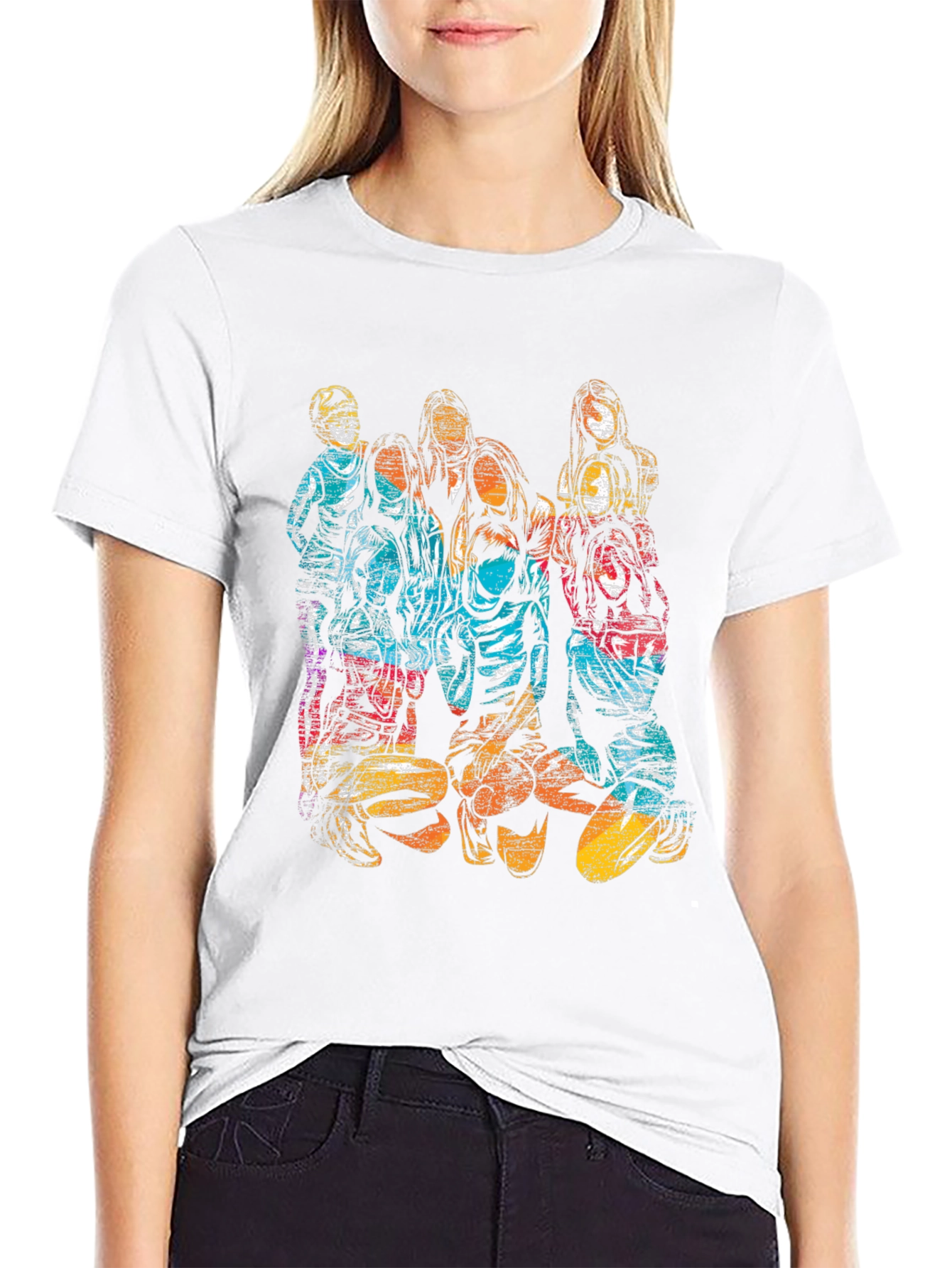 Retro Style Graphic Print Tee - Unisex