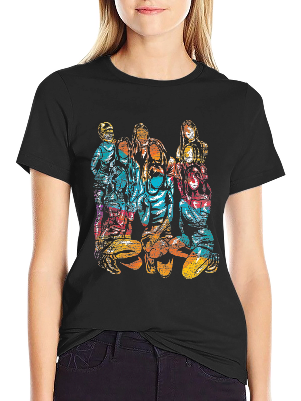 Retro Style Graphic Print Tee - Unisex