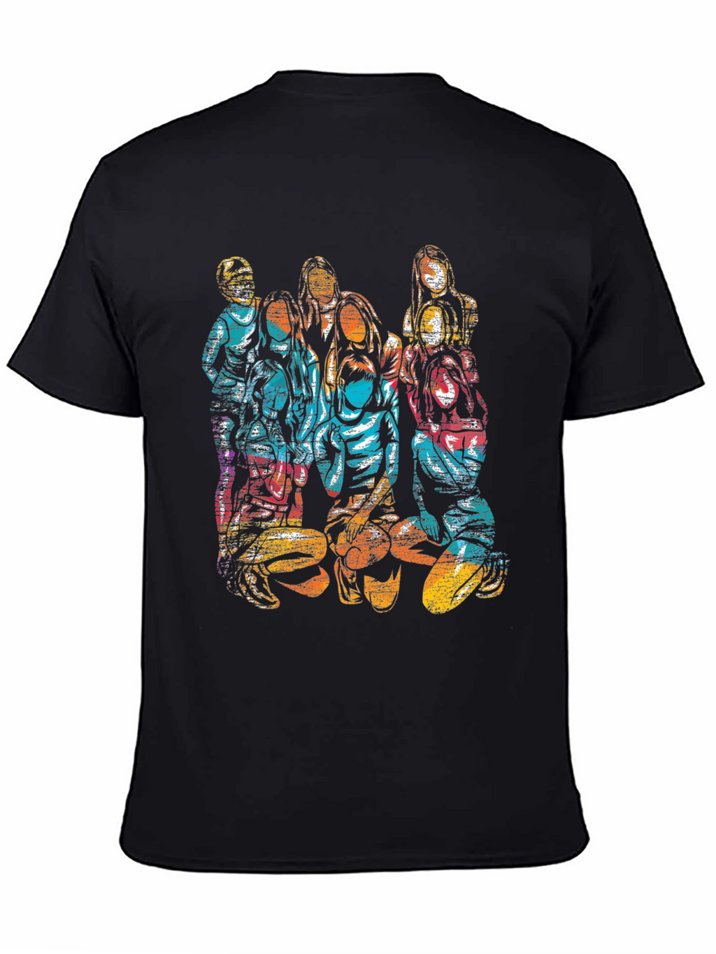 Retro Style Graphic Print Tee - Unisex