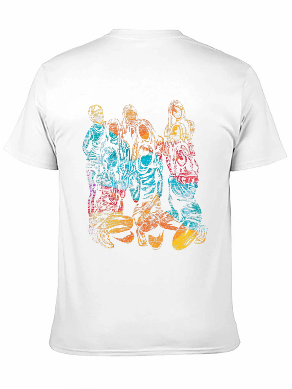 Retro Style Graphic Print Tee - Unisex