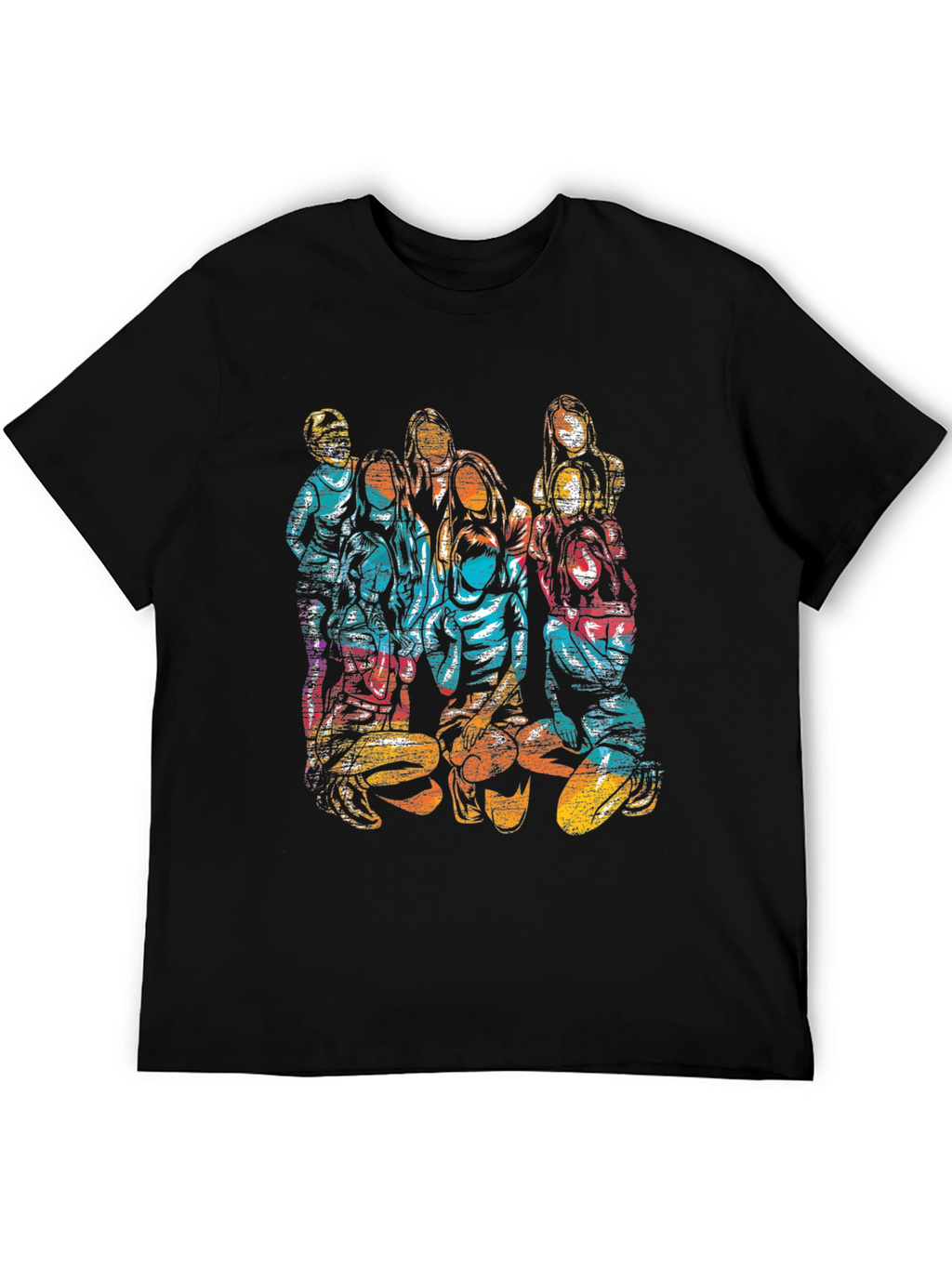 Retro Style Graphic Print Tee - Unisex