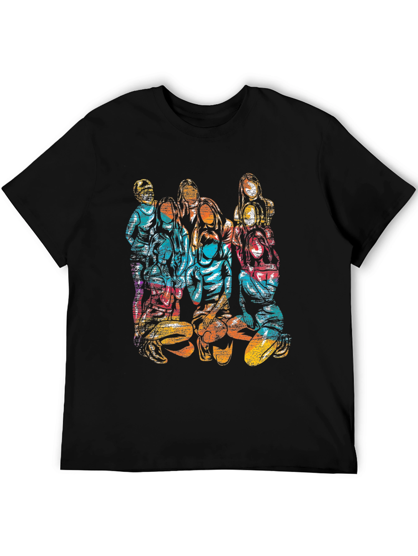 Retro Style Graphic Print Tee - Unisex
