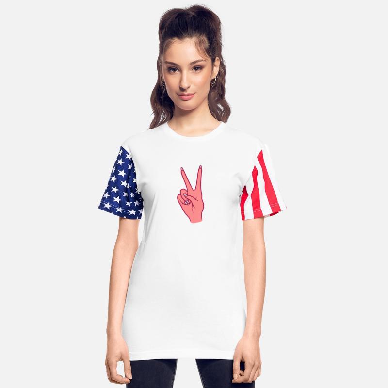 Victory hand sign peace