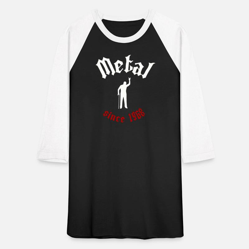 Vintage Metal T-Shirt: Grandpa with Slayer Gesture