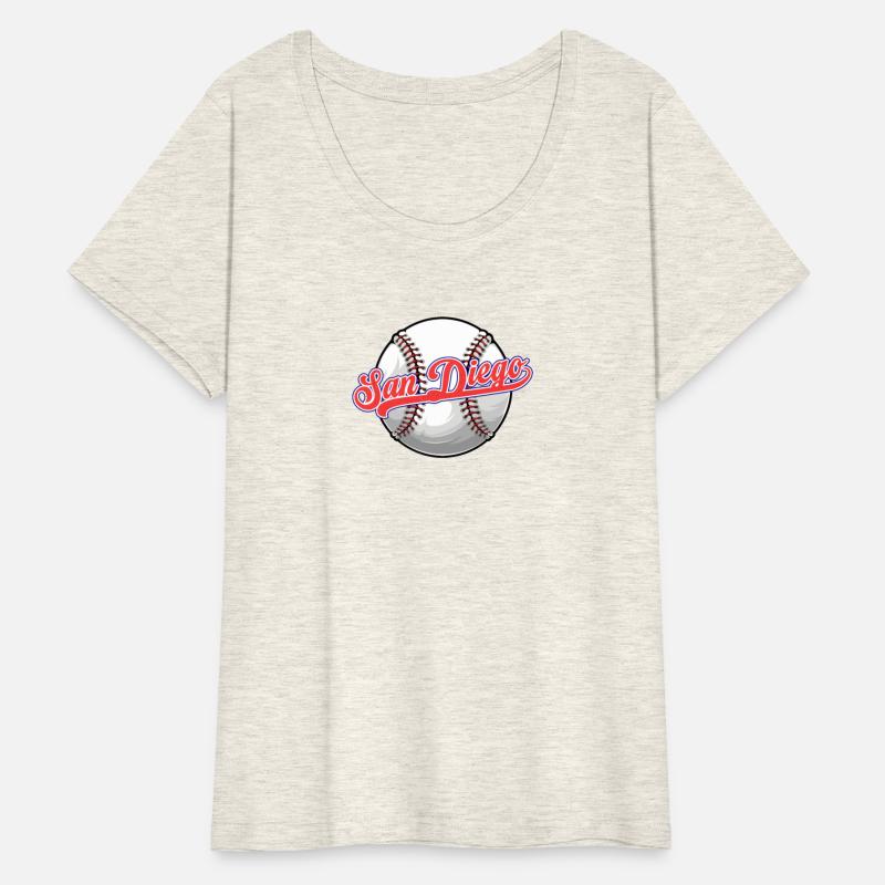 Vintage San Diego Baseball Distressed Baseball Pun