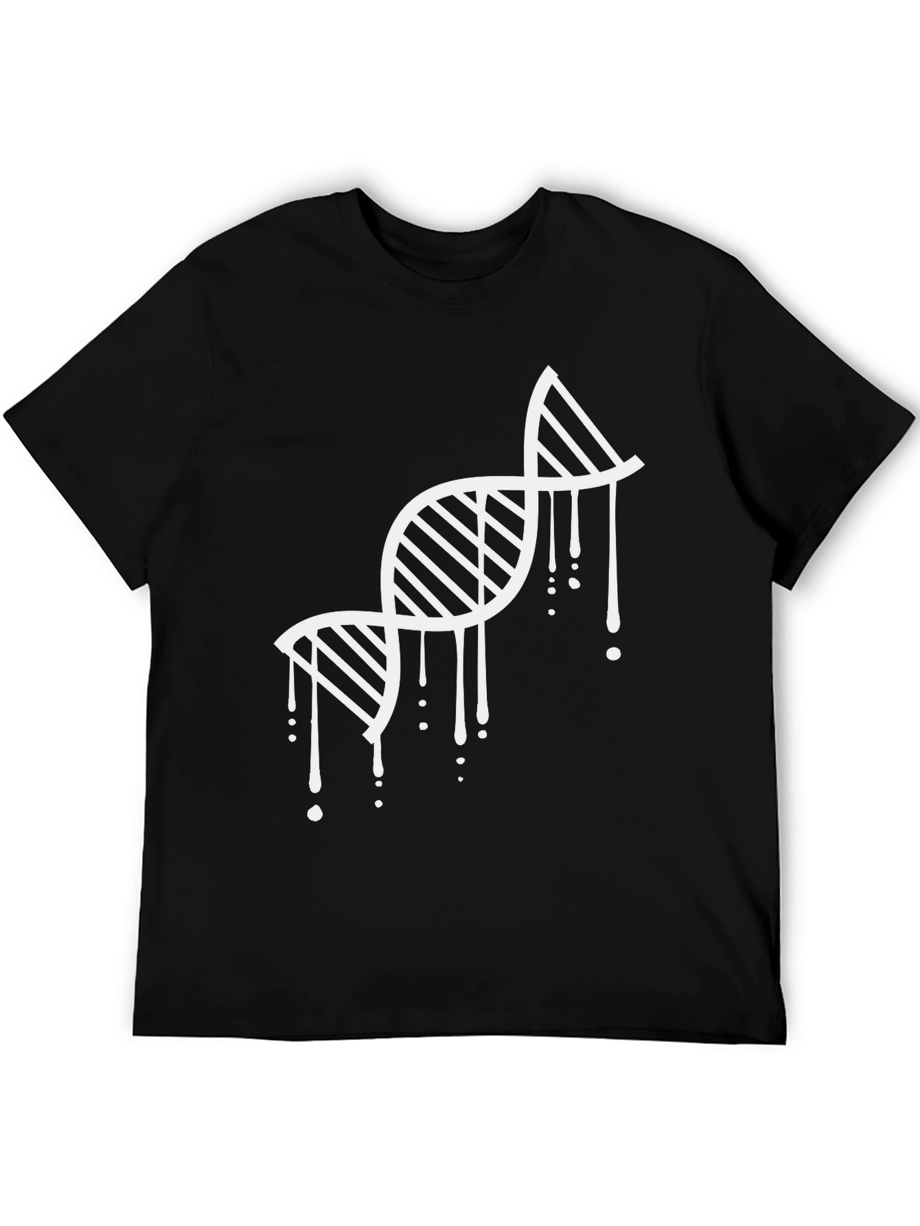 DNA Drip Tee - Modern Graphic Print