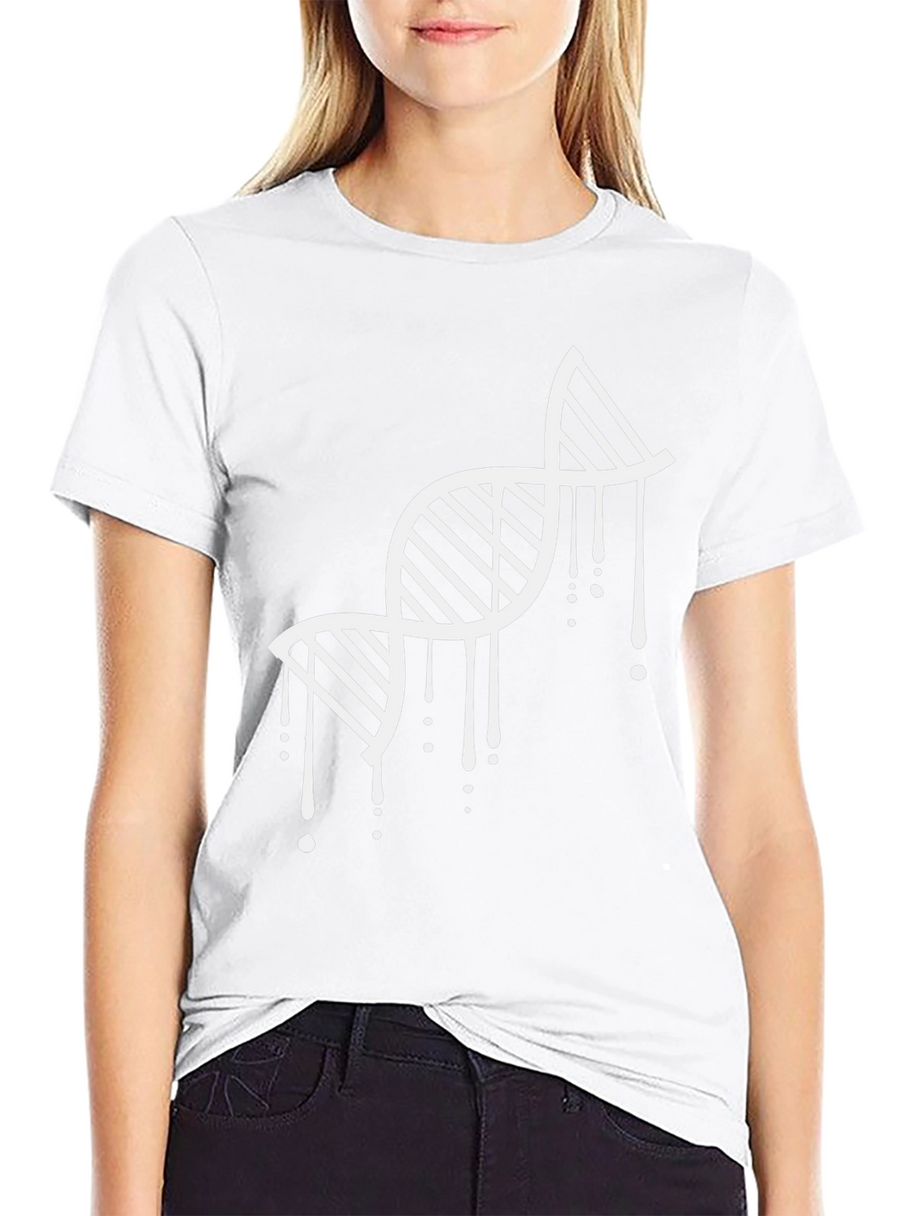 DNA Drip Tee - Modern Graphic Print