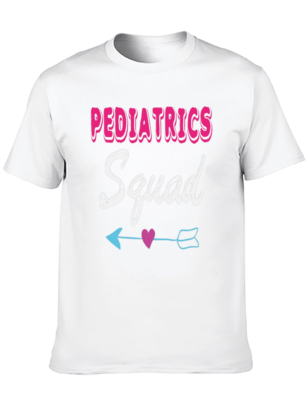 Pediatrics Squad T-Shirt - Cute Heart Arrow Design