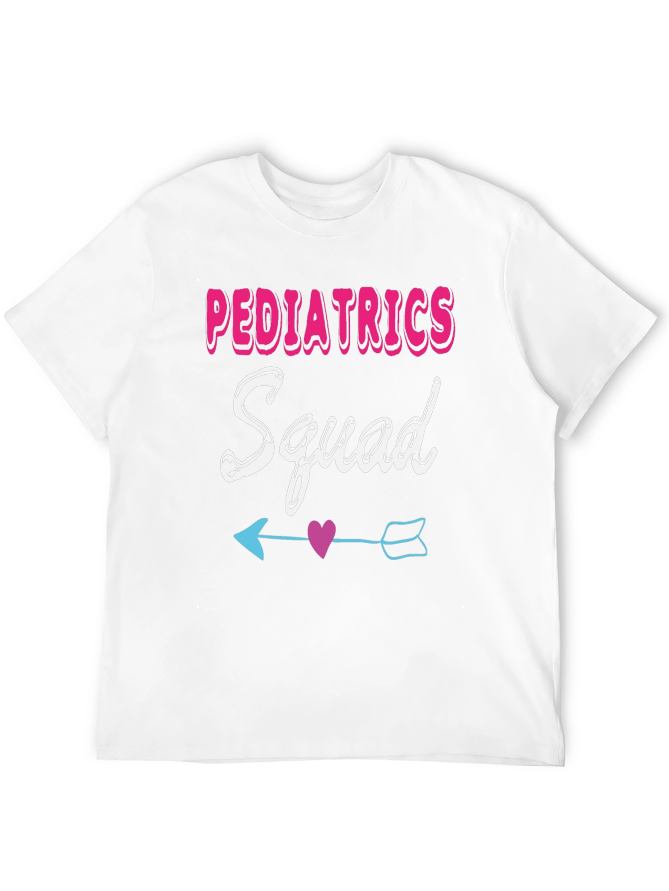 Pediatrics Squad T-Shirt - Cute Heart Arrow Design