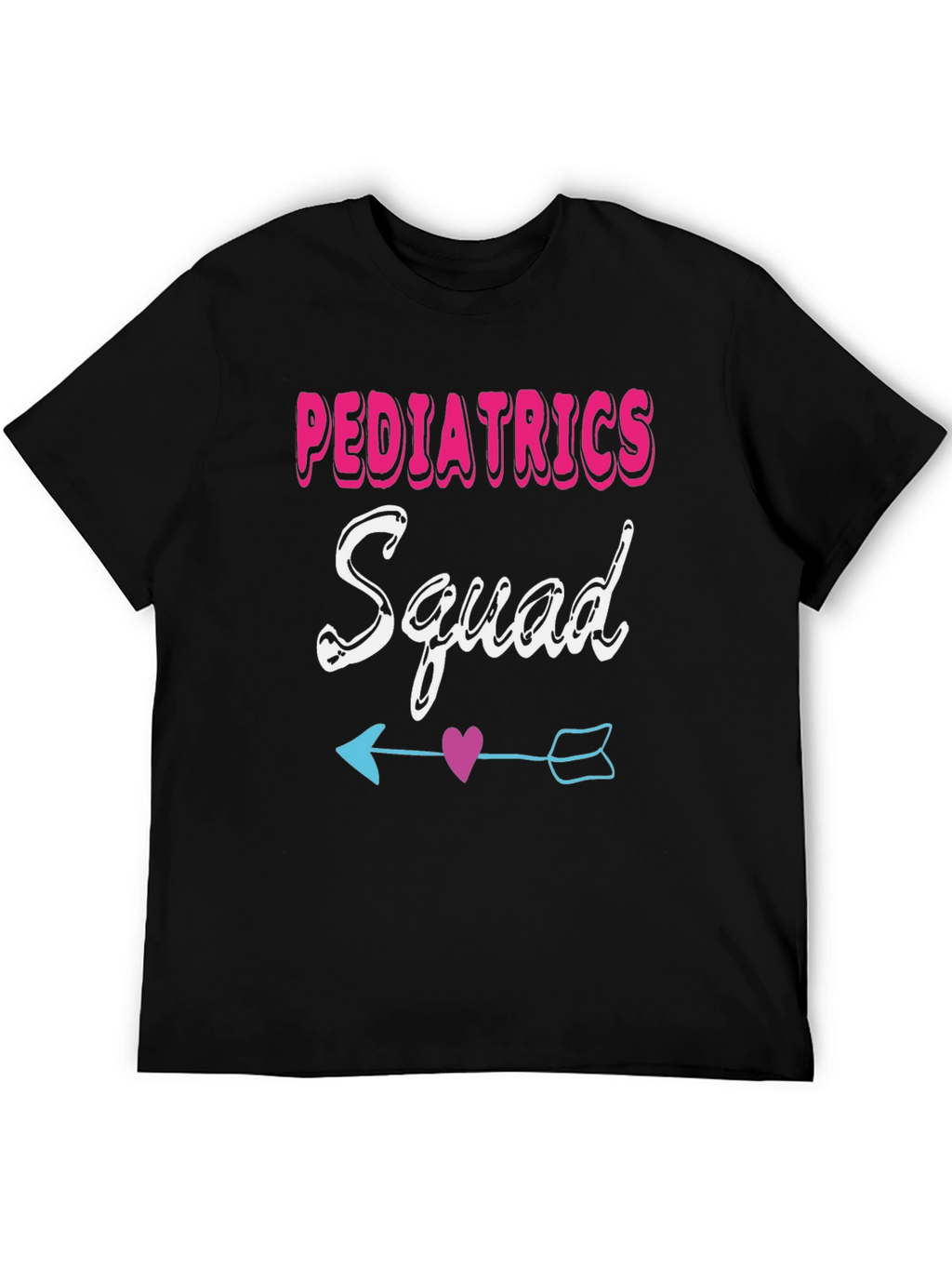 Pediatrics Squad T-Shirt - Cute Heart Arrow Design