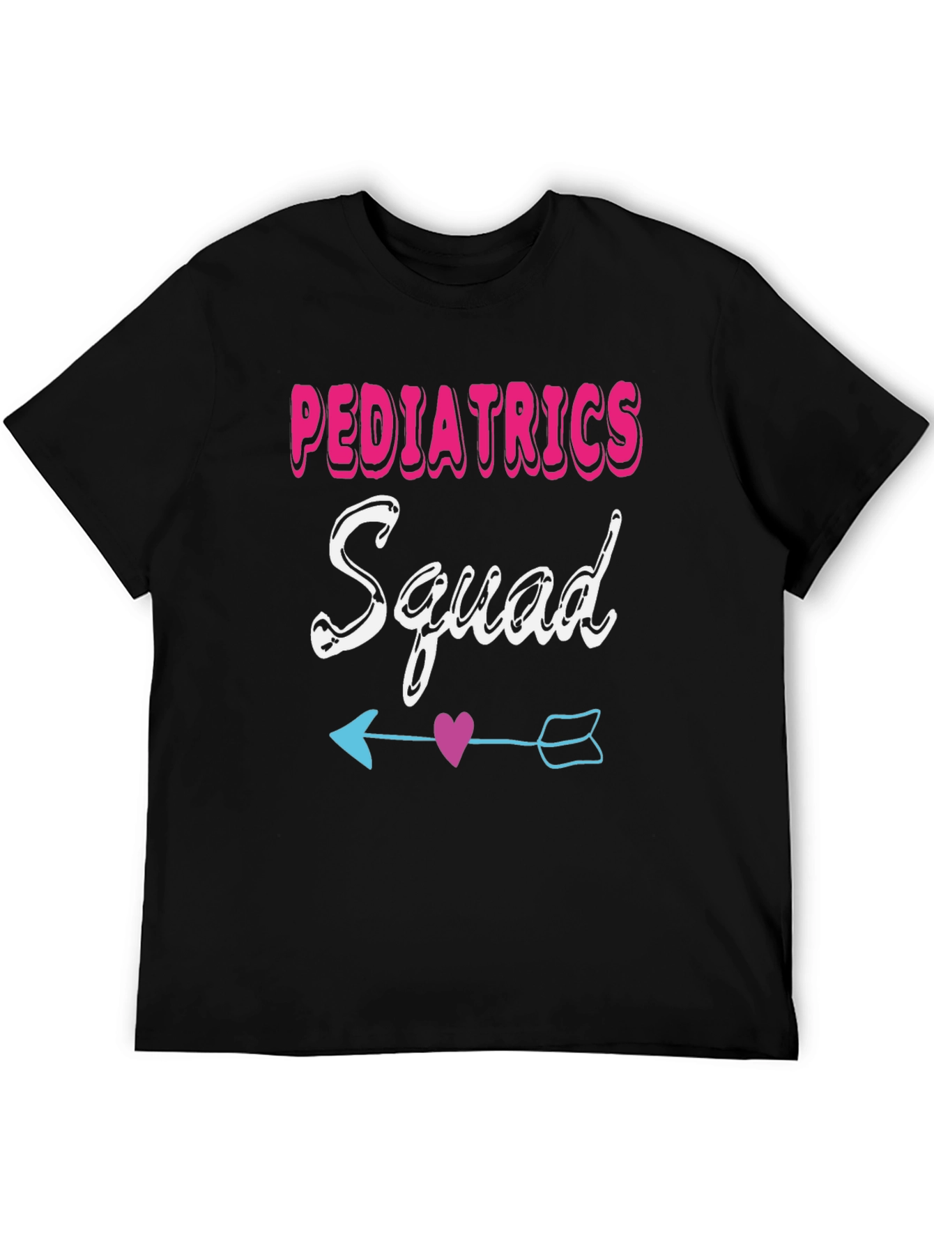 Pediatrics Squad T-Shirt - Cute Heart Arrow Design