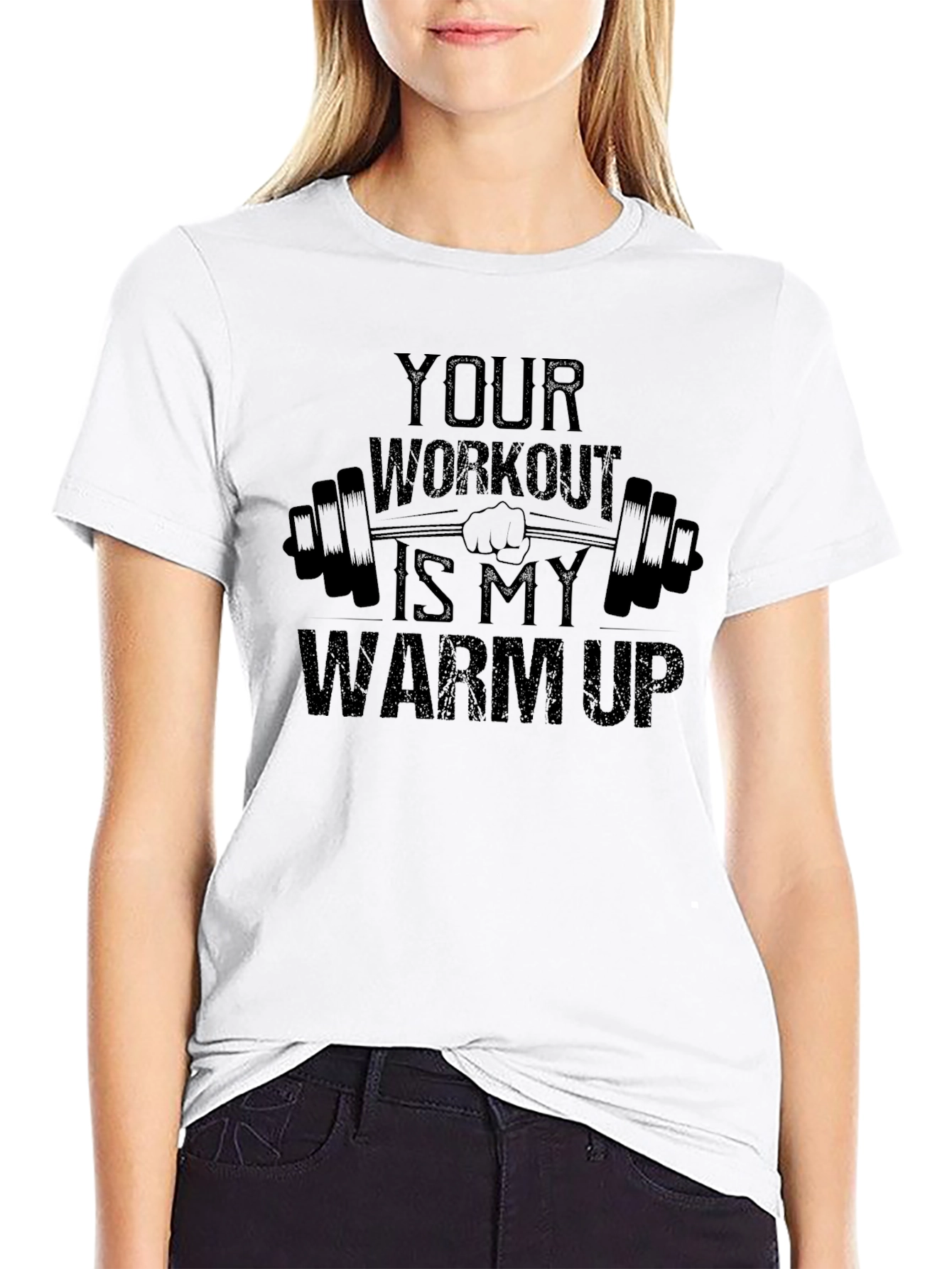 Workout Warm-Up T-Shirt - Gym Fitness Tee