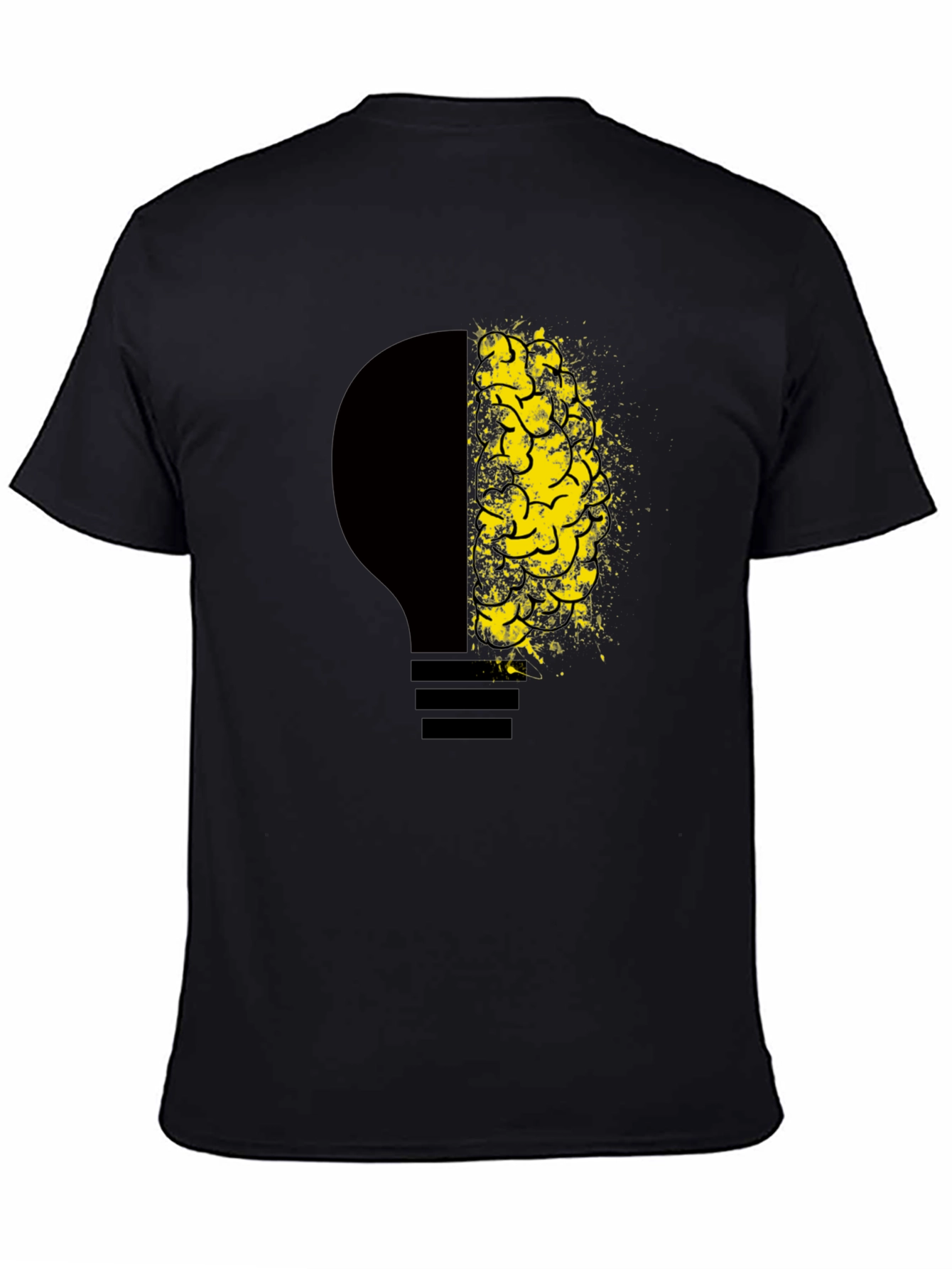 Creative Mind Tee - Lightbulb Brain Graphic T-Shirt