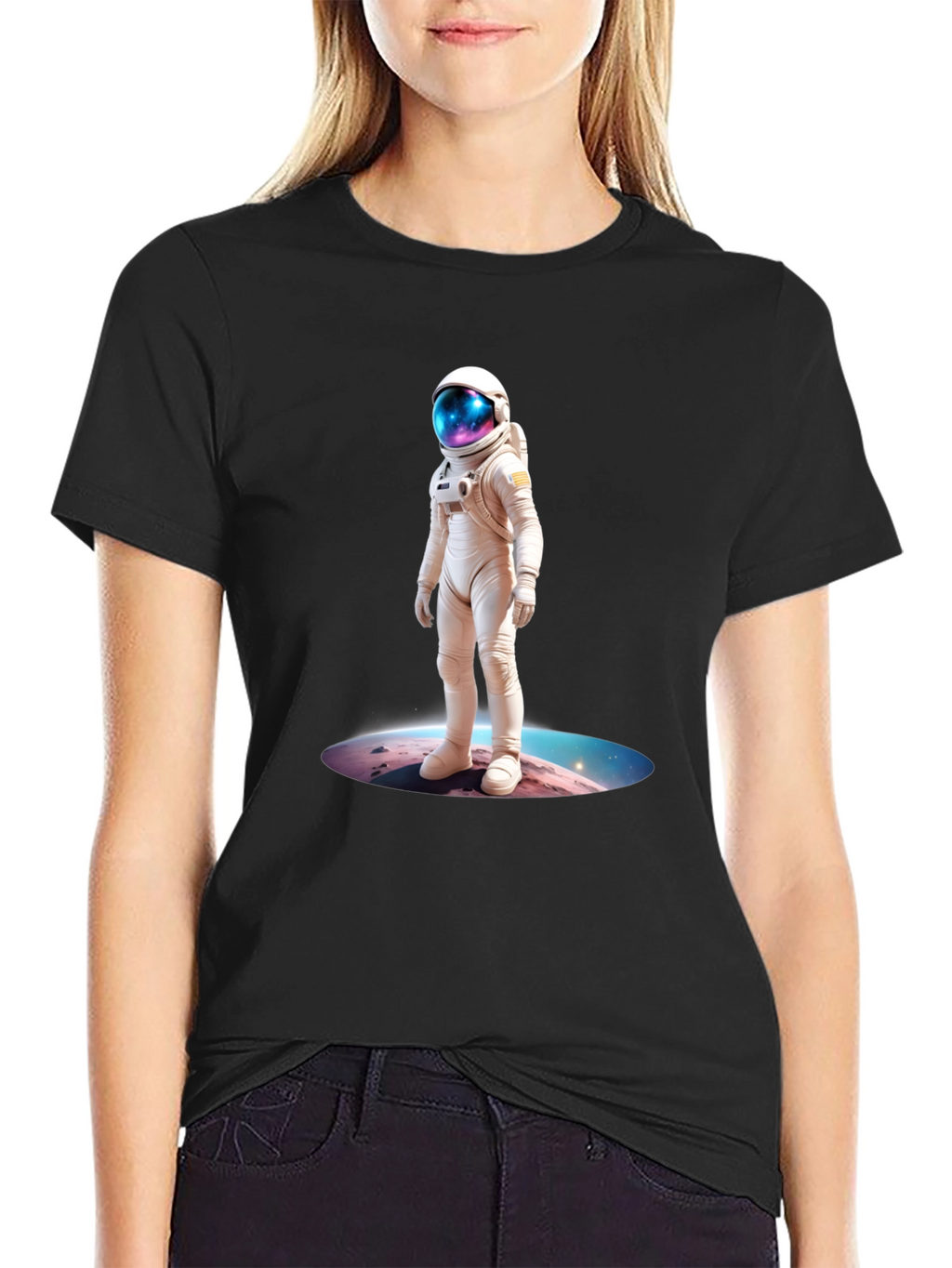 Astronaut Galaxy T-Shirt - Space Adventure Tee