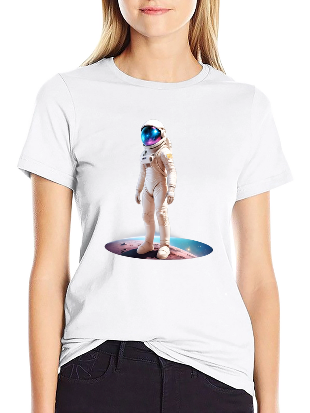 Astronaut Galaxy T-Shirt - Space Adventure Tee