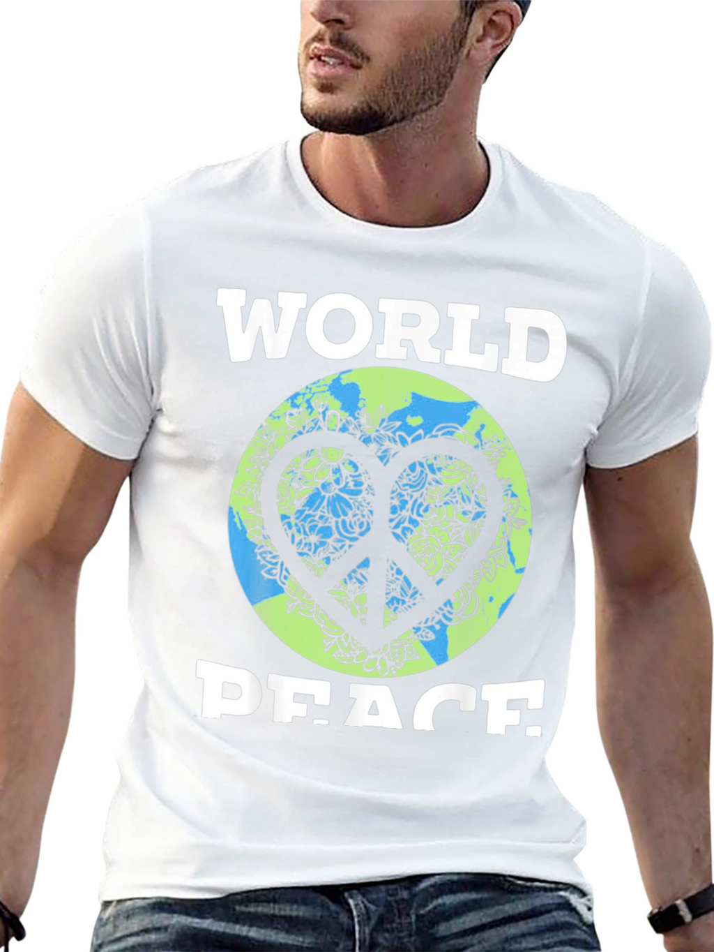 World Peace Graphic Tee - Earth Day Inspired