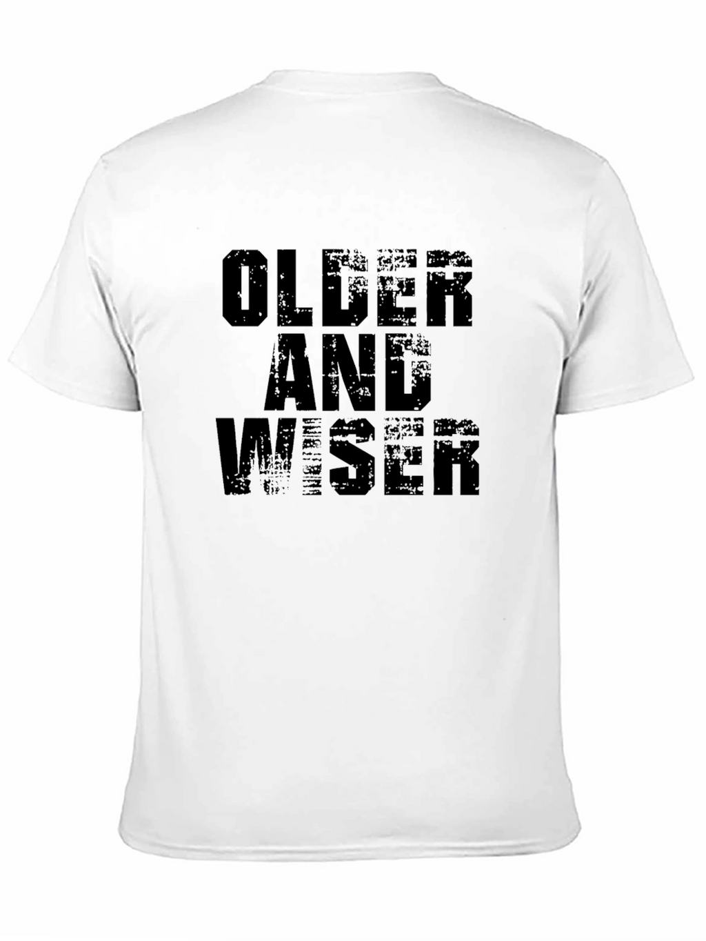 Older and Wiser Black Graphic Tee