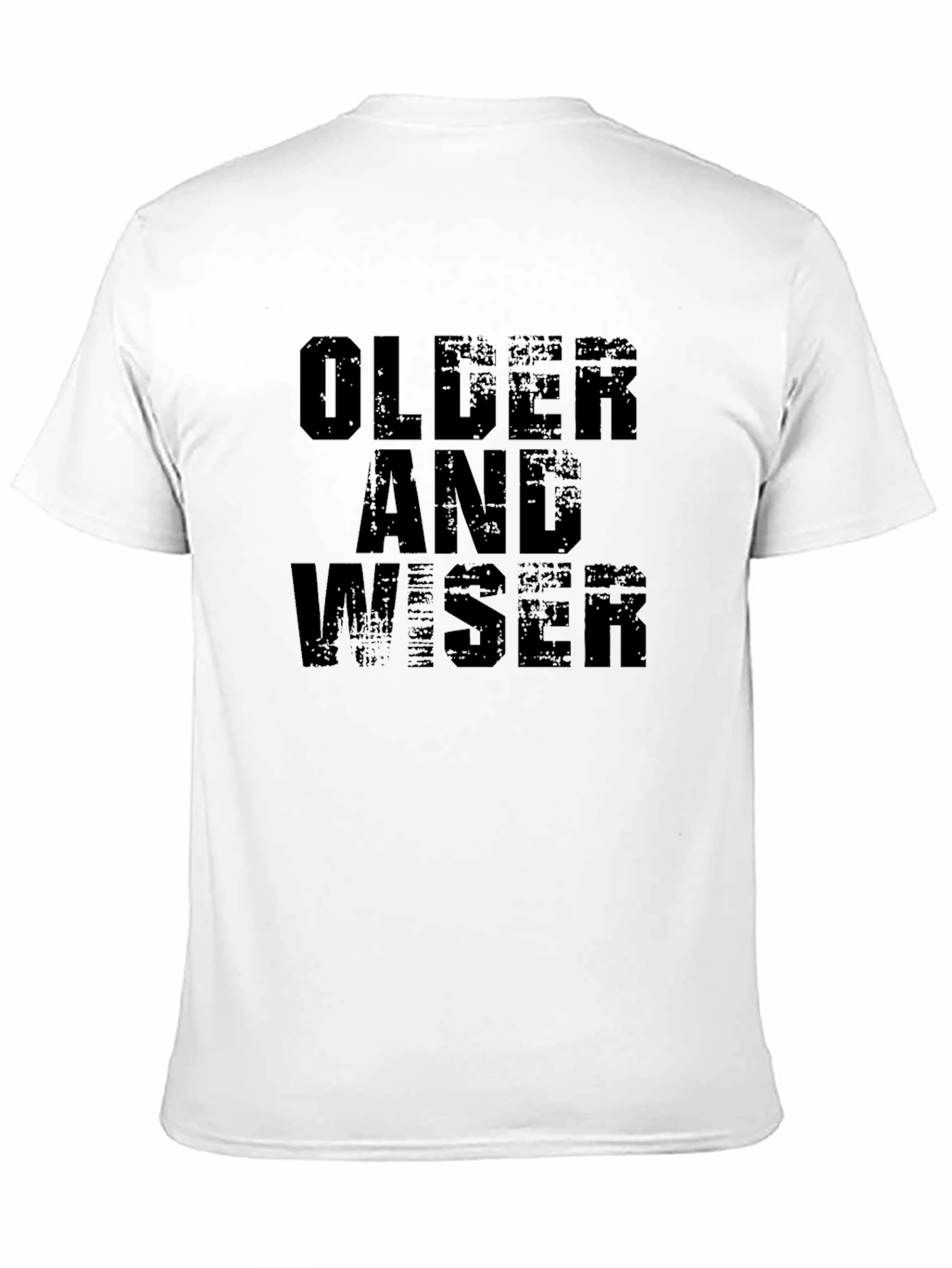 Older and Wiser Black Graphic Tee