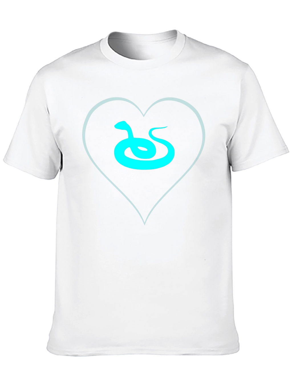 Snake Heart Graphic Tee - Sleek Style