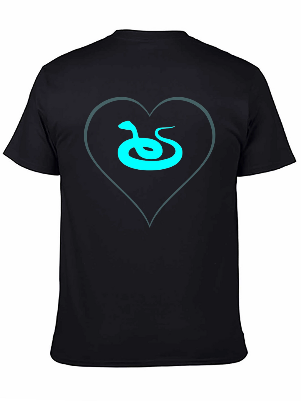Snake Heart Graphic Tee - Sleek Style
