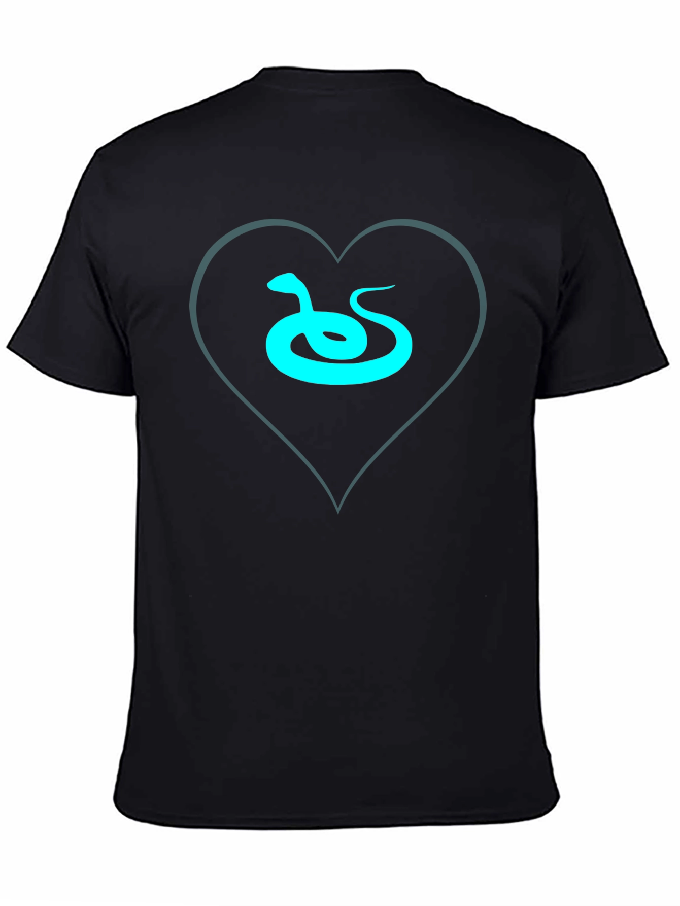 Snake Heart Graphic Tee - Sleek Style