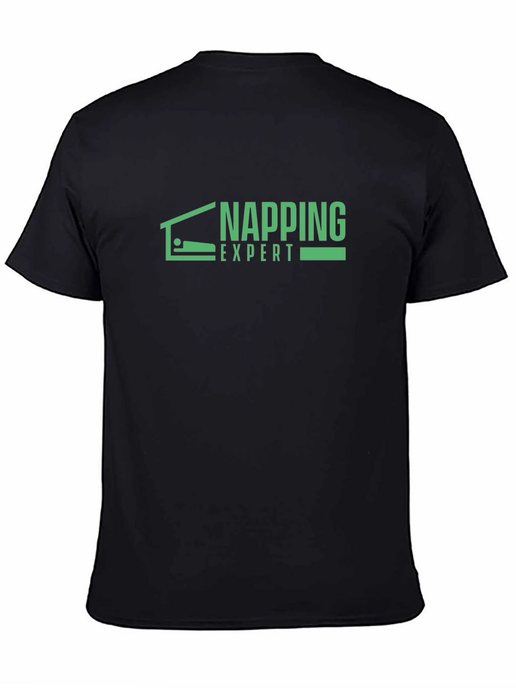 Napping Expert Graphic Tee - Black Casual T-Shirt