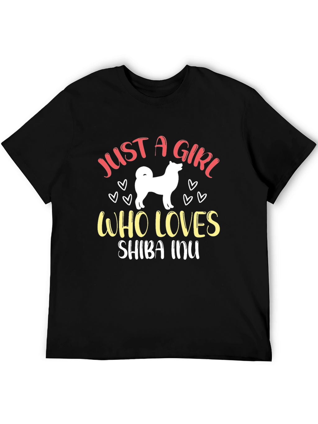 Just A Girl Who Loves Shiba Inu T-Shirt