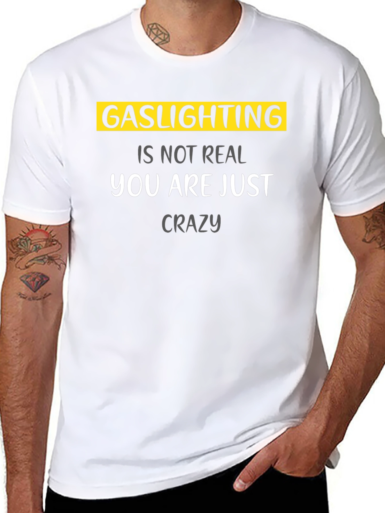Gaslighting Is Not Real Graphic T-Shirt