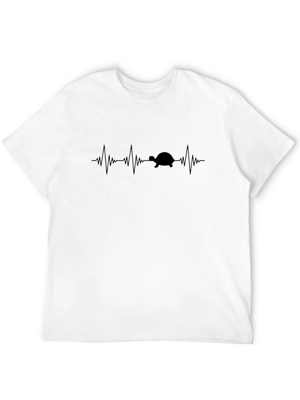 Turtle Heartbeat T-Shirt - Black