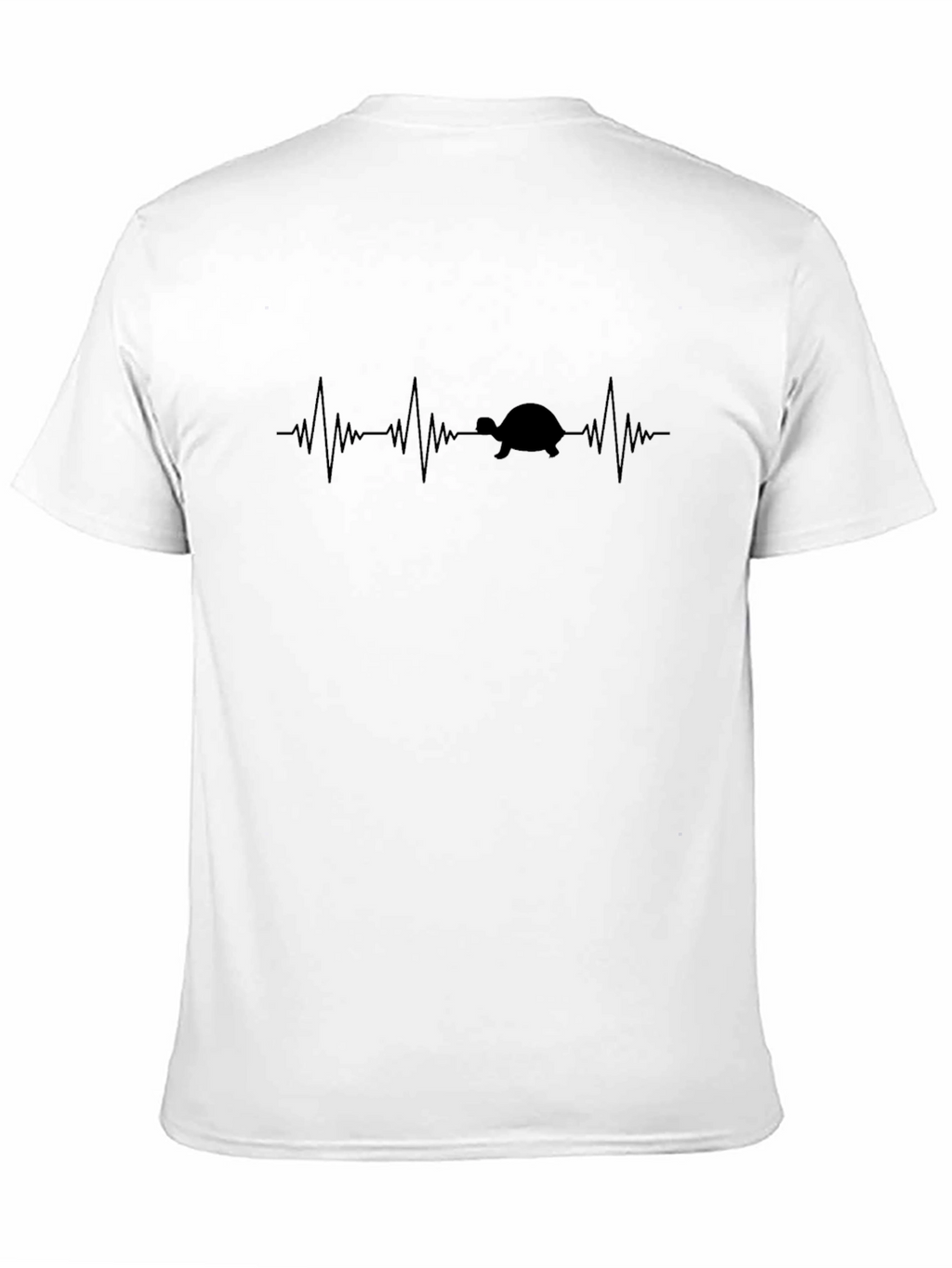 Turtle Heartbeat T-Shirt - Black