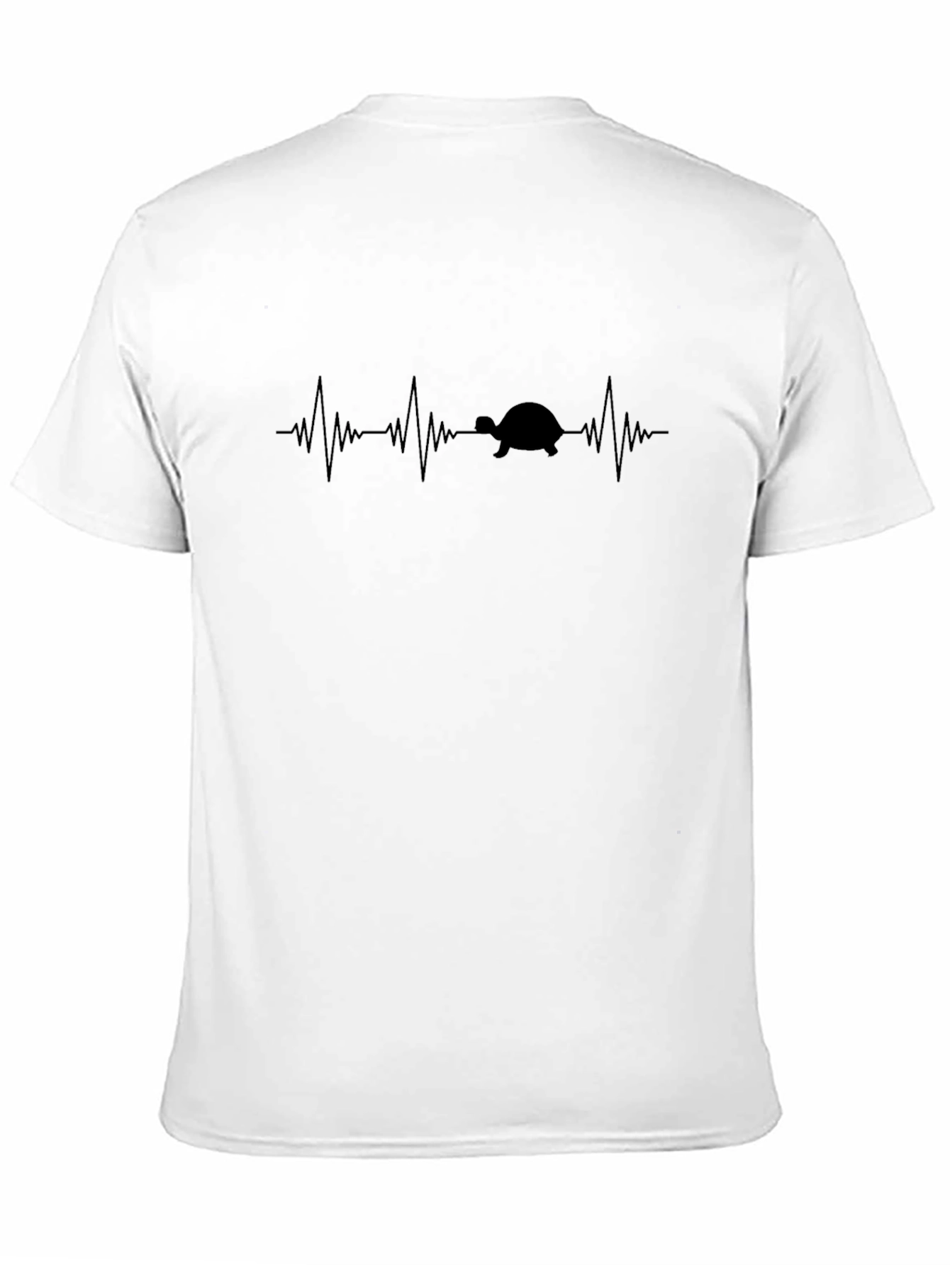 Turtle Heartbeat T-Shirt - Black