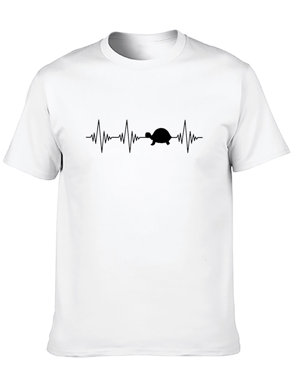 Turtle Heartbeat T-Shirt - Black
