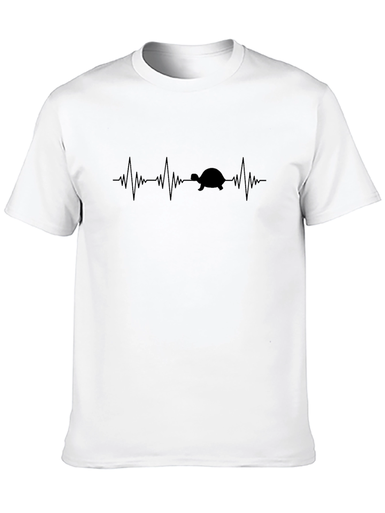 Turtle Heartbeat T-Shirt - Black