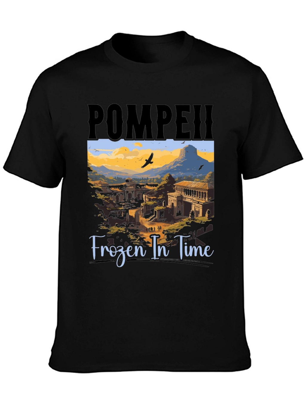 Pompeii Frozen In Time Graphic Tee