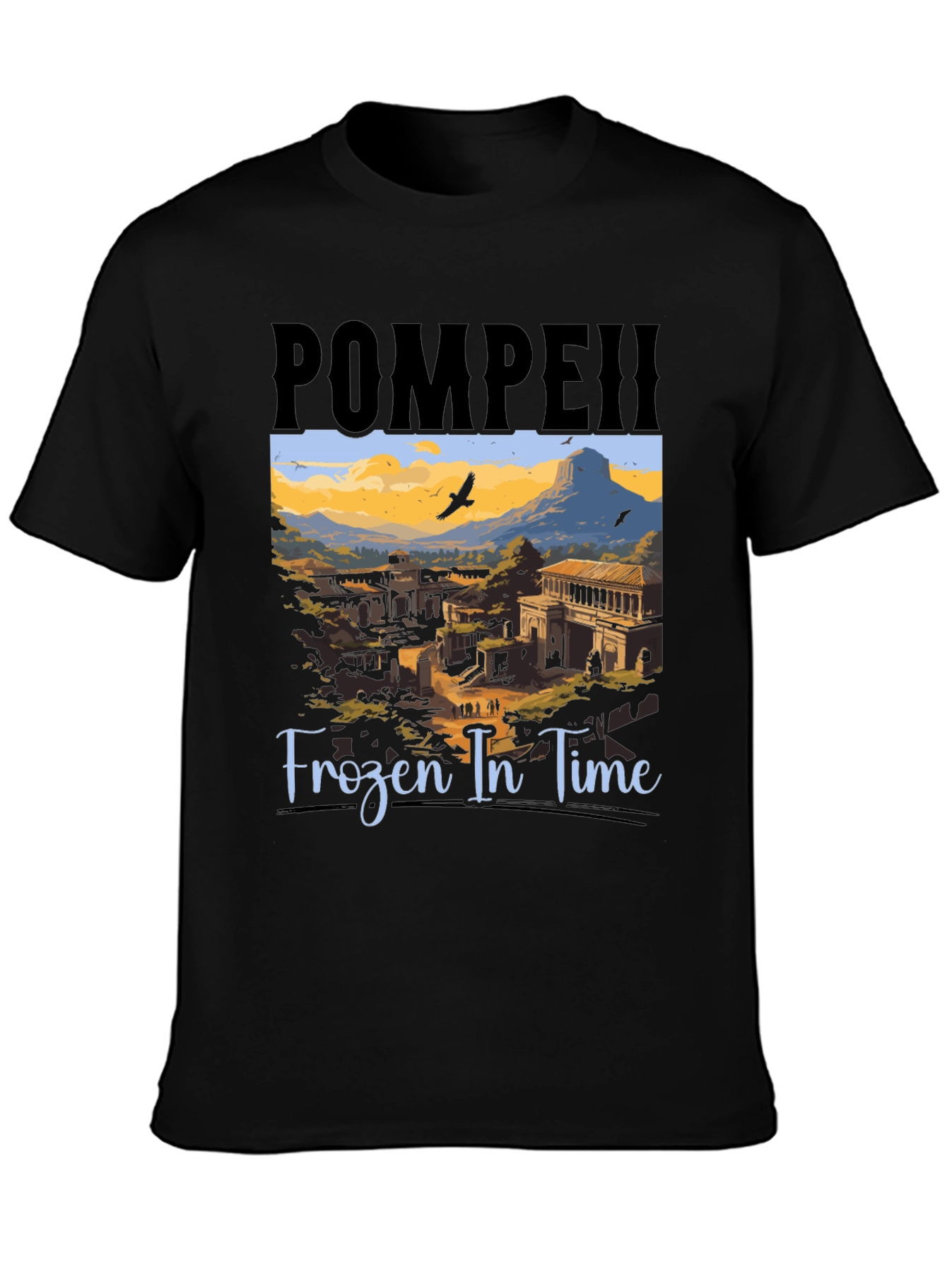 Pompeii Frozen In Time Graphic Tee
