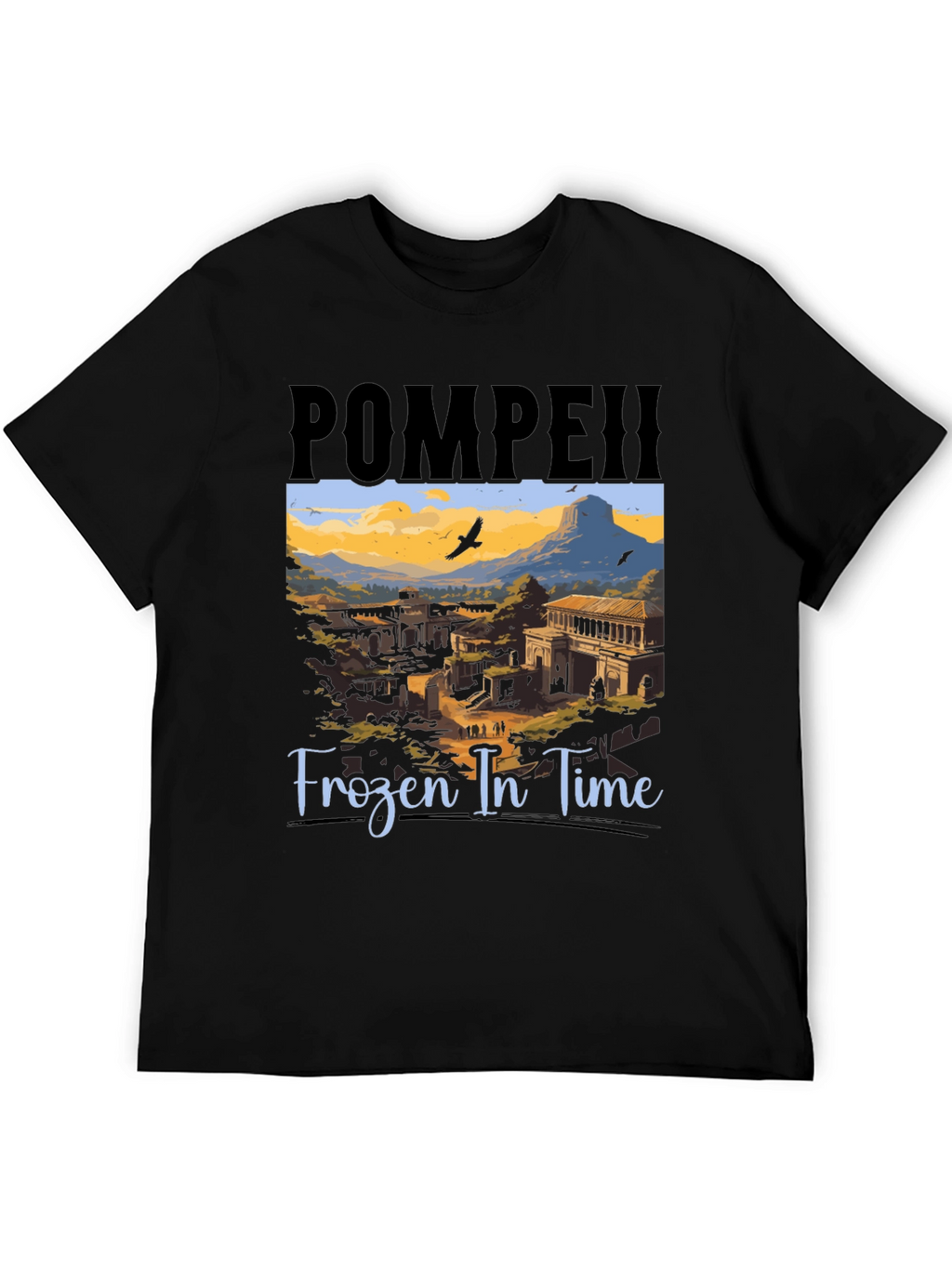Pompeii Frozen In Time Graphic Tee