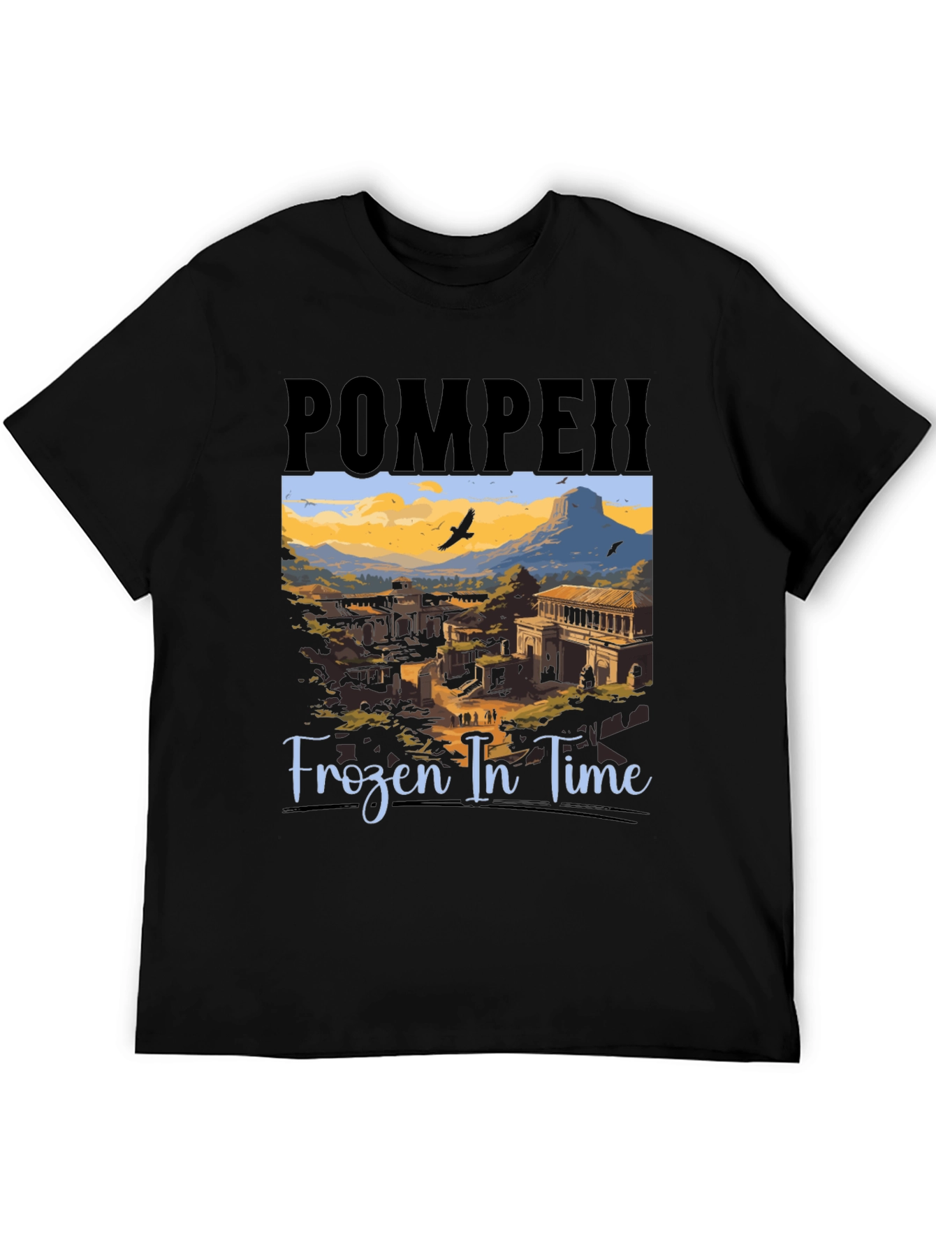 Pompeii Frozen In Time Graphic Tee