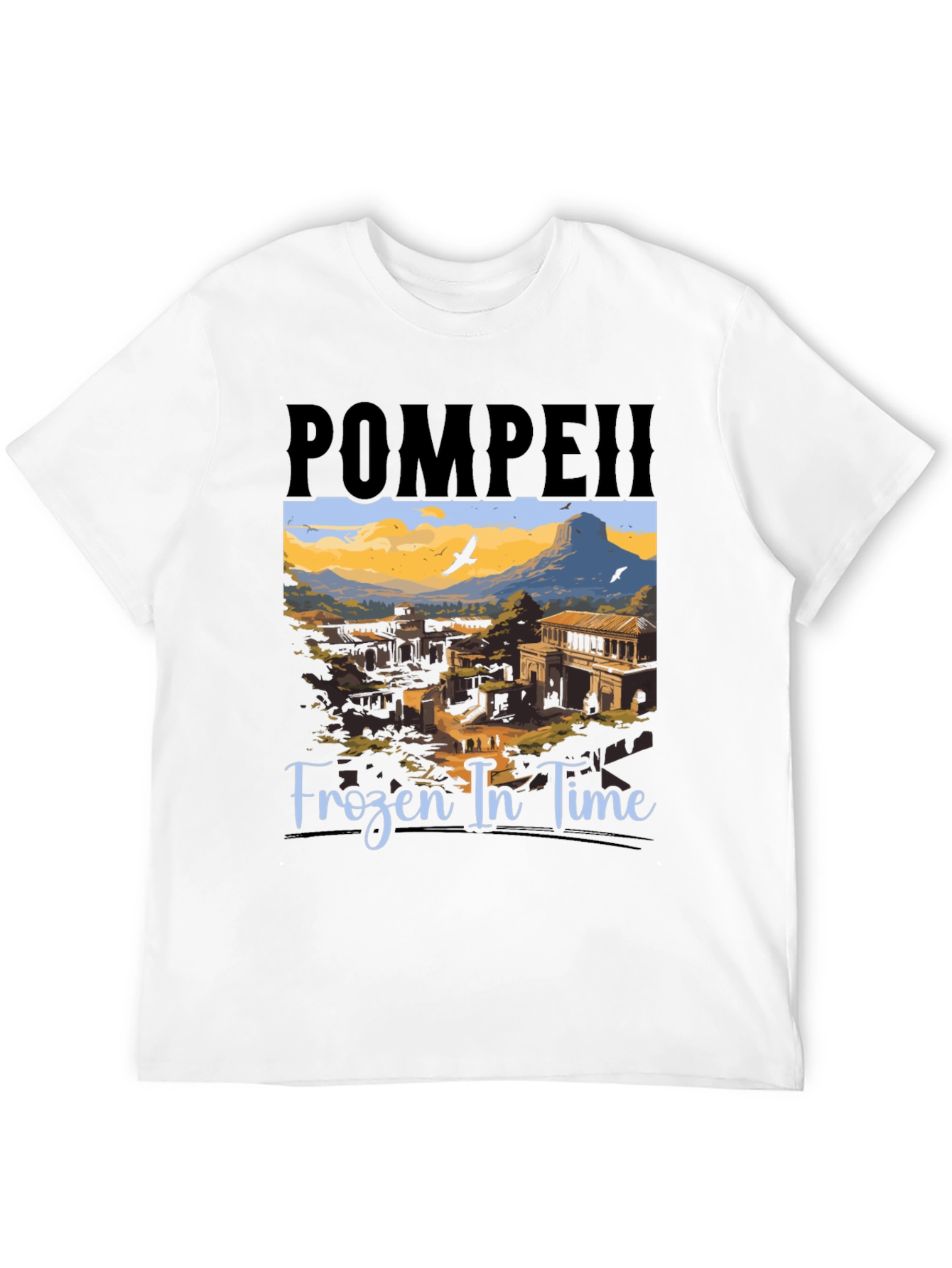 Pompeii Frozen In Time Graphic Tee