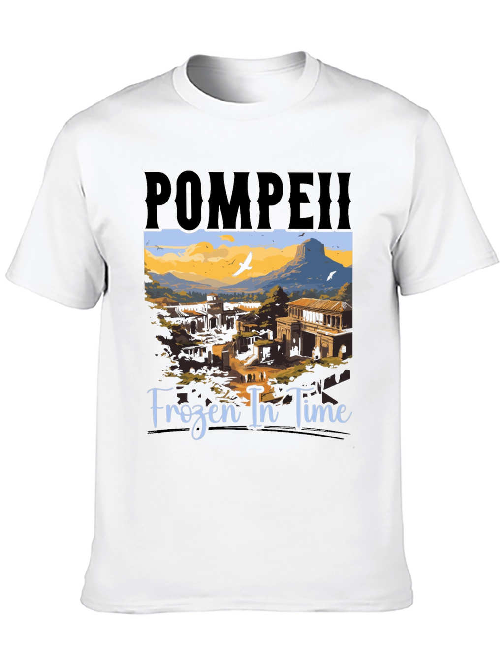 Pompeii Frozen In Time Graphic Tee