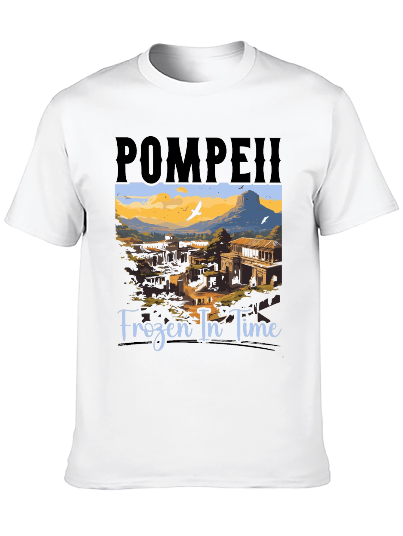 Pompeii Frozen In Time Graphic Tee