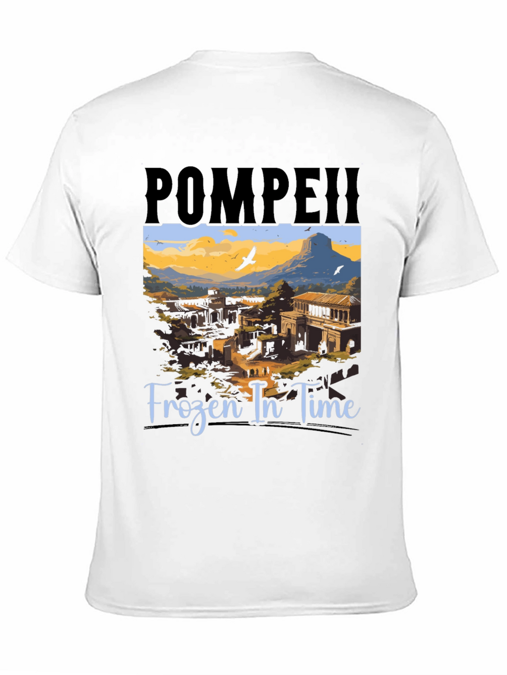 Pompeii Frozen In Time Graphic Tee