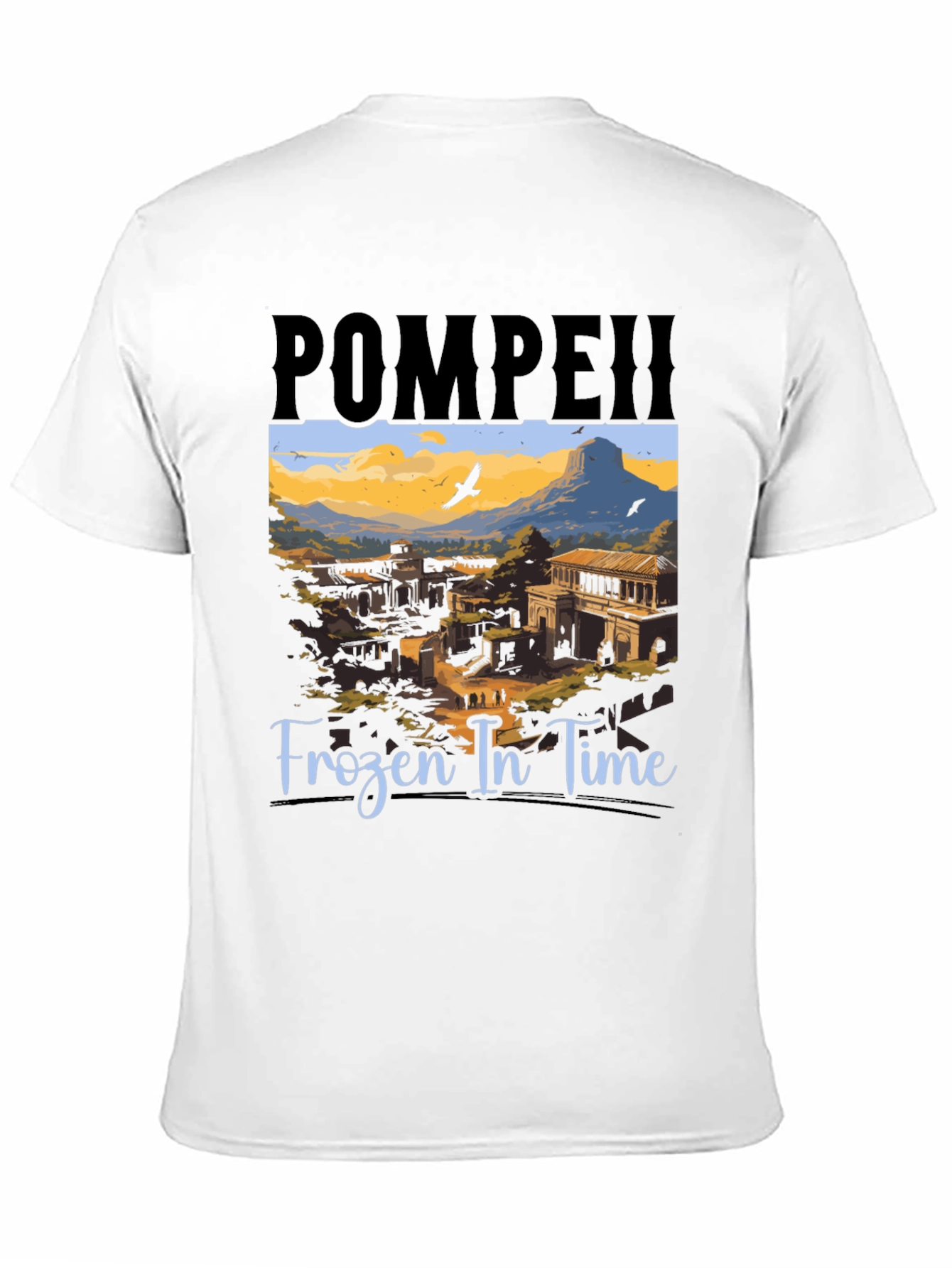 Pompeii Frozen In Time Graphic Tee
